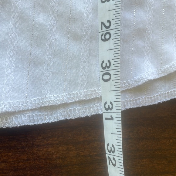 Panhandle Slim Pearl Snap Long Sleeve White With Silver Threading Size 16-35 - Picture 13 of 13